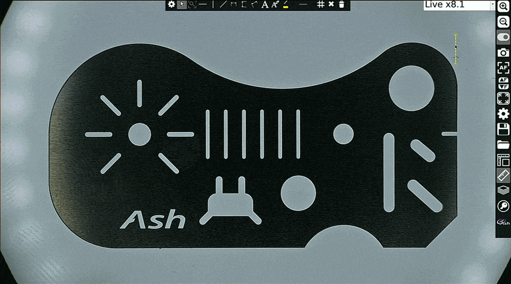 ASH Digitalmikroskop Funktion Vorlagen Templates