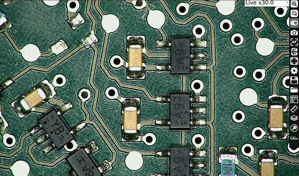 Inspektion von Leiterplatten
