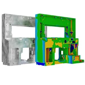 Aufmaß von Gussbauteilen