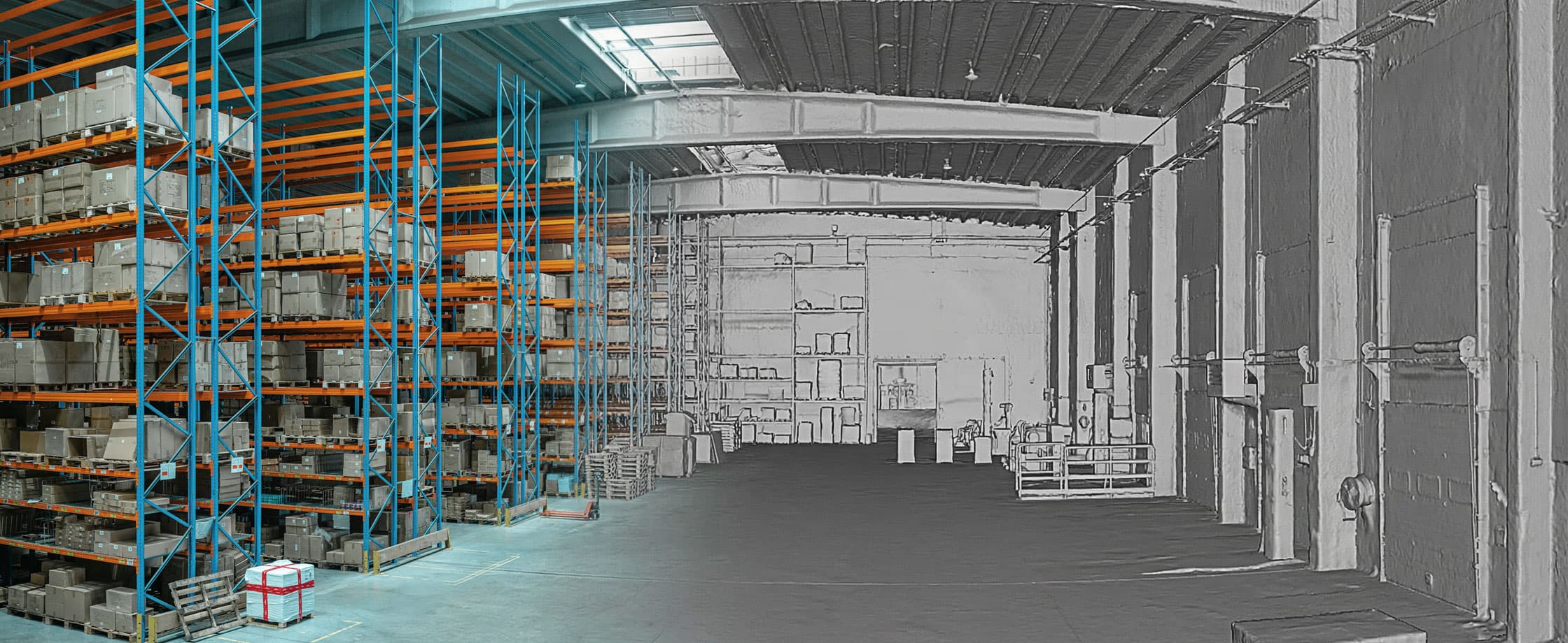 3D Scan von Hallen, Gebäuden und Räumen