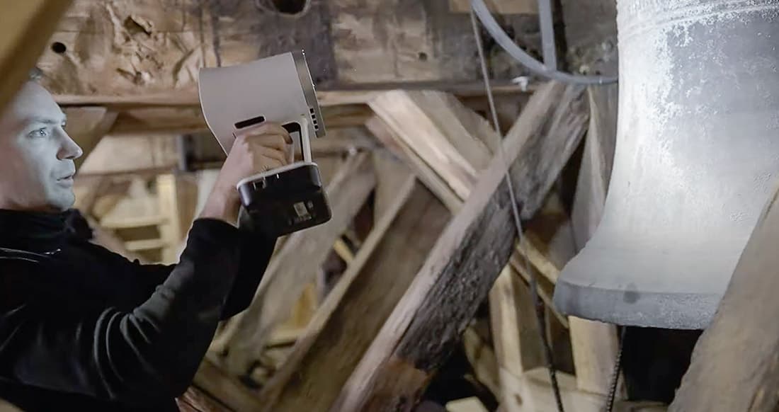 3D Scan einer alten Domglocke für digitale Archivierung und Rekonstruktion