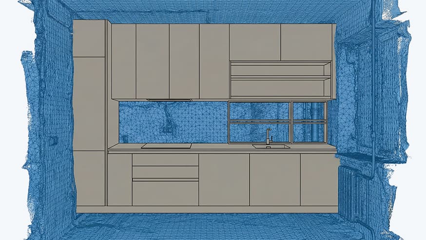 3D Scan für Integration von Anlagen oder Möbeln