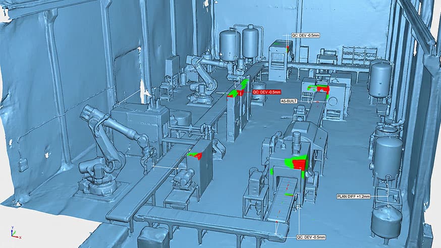 3D Scan für Qualitätskontrolle von Gebäuden und Anlagen